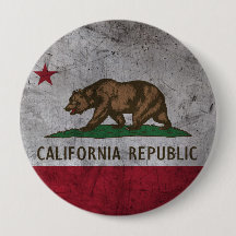 Grunge California Flag