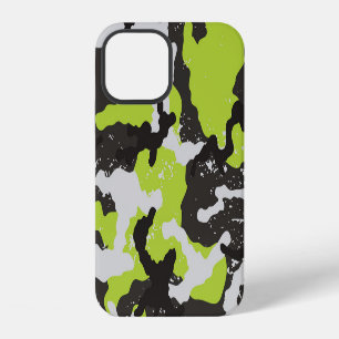 Grunge Camouflage Vintage Background iPhone 12 Case