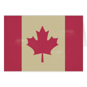 grunge canadian flag
