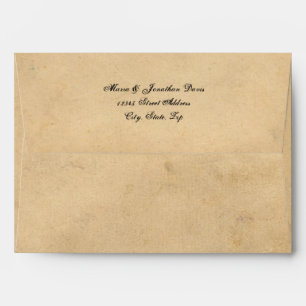 Grunge Casual Brown Paper Envelope