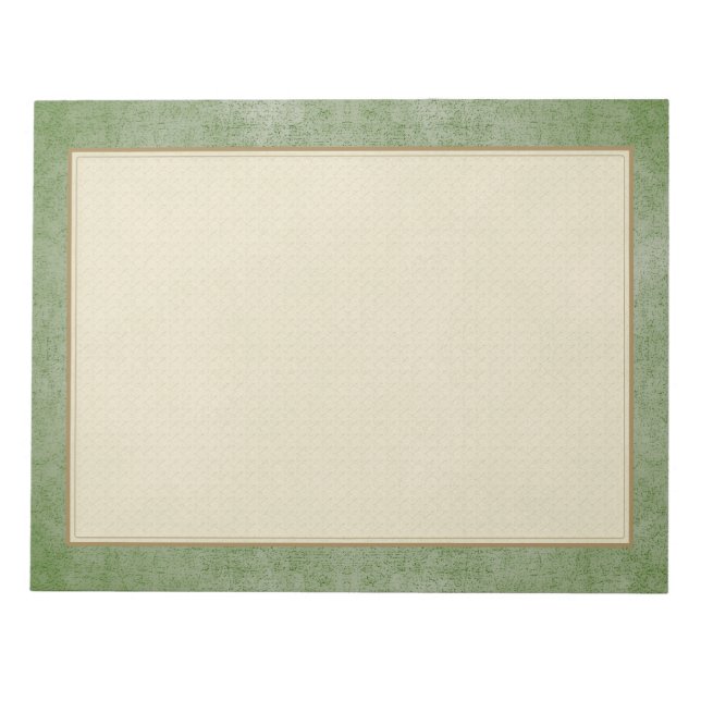 Grunge Changeable Colour Border Notepads (Front)