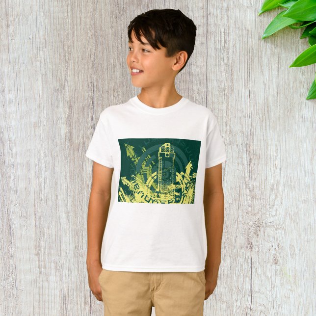 Grunge City Graphic T-Shirt (Creator Uploaded)