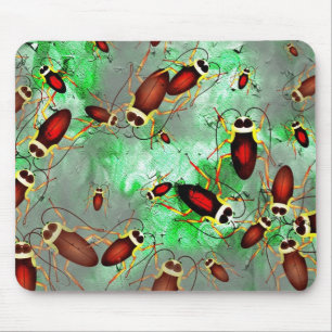grunge-cockroaches mouse mat