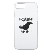 Grunge Coffee F Caw F Crow Humor Creative Style