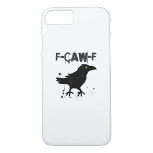 Grunge Coffee F Caw F Crow Humor Creative Style iPhone 8/7 Case