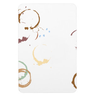 Grunge Coffestain Magnet