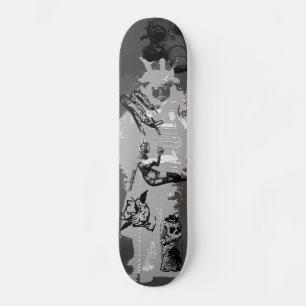 Grunge Collage Skateboard