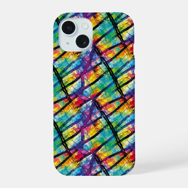 Grunge Colors 17 iPhone 15 Case (Back)