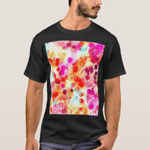 Grunge colour dot texture background T-Shirt
