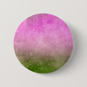 Grunge Colours - Pink & Green 6 Cm Round Badge