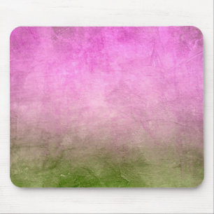 Grunge Colours - Pink & Green Mouse Mat