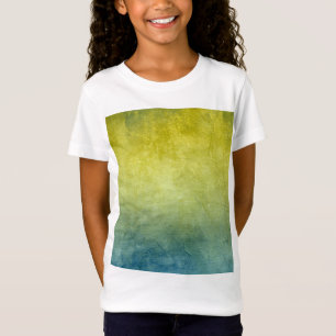 Grunge Colours - Yellow & Blue T-Shirt