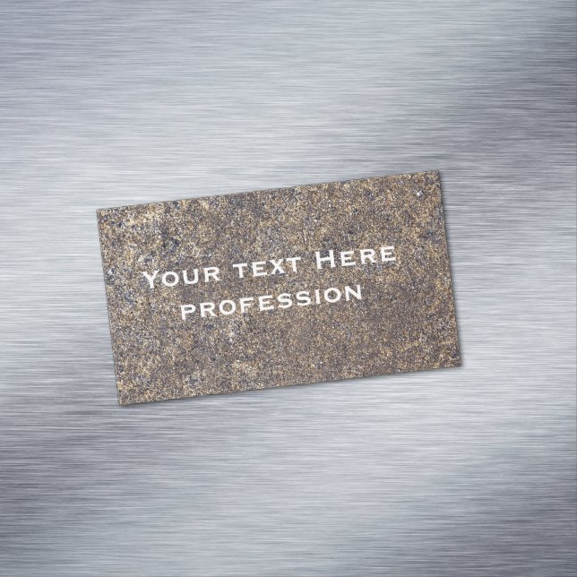 Grunge concrete texture 	Magnetic business card (In Situ)