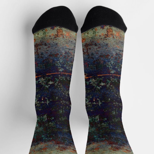 Grunge concrete texture socks (Top)