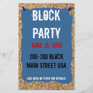 Grunge Cork Frame Photograph Flyer