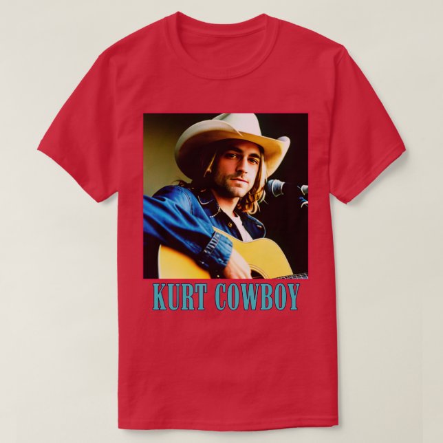 Grunge Cowboy Parody T-Shirt (Design Front)