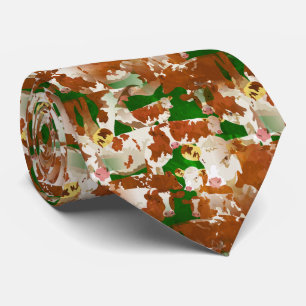 Grunge Cows Grazing Background Tie