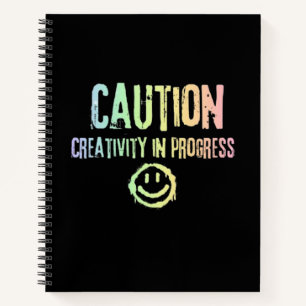 Grunge Creativity in Progress Artist  Notebook