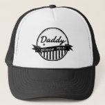 Grunge Daddy Since 2013 Banner Circle Trucker Hat<br><div class="desc">Announce fatherhood with this cool grunge black effect design that reads "Daddy since 2013". The text "2013" can be personalised. A great gift for Father's Day,  a new dad or dad to be!</div>