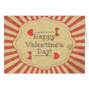 Grunge Design Valentine's Day Card