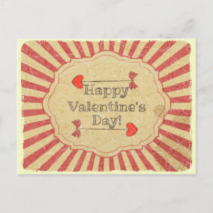 Grunge Design Valentine's Day Card