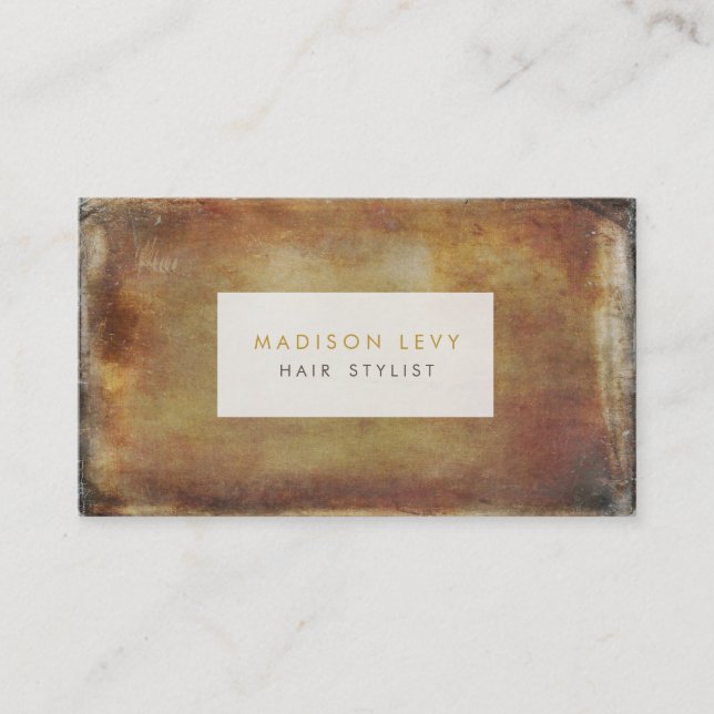 Grunge Distressed Hair Salon Stylist Appointment (Front)