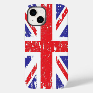 Grunge Distressed UK United Kingdom Flag Case-Mate iPhone 14 Case
