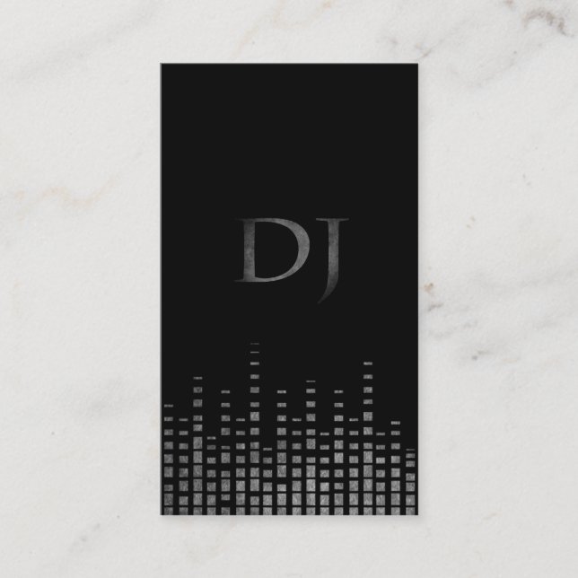 Grunge DJ Business Card (Front)