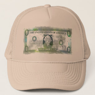 Grunge Dollar Trucker Hat
