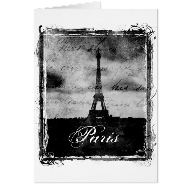 Grunge Edge Textured Paris (Front)