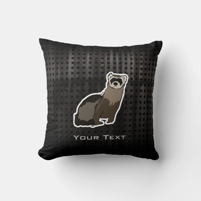 Grunge Ferret Cushion (Front)