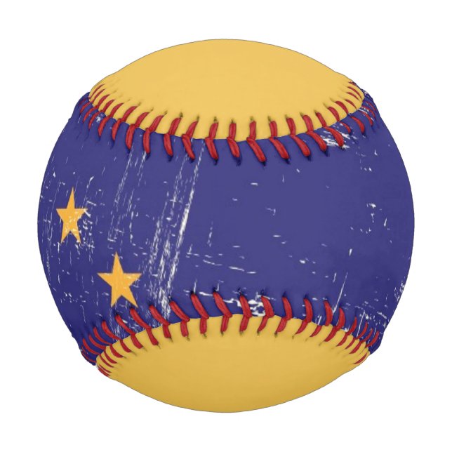 Grunge Flag of Alaska Baseball (Front)