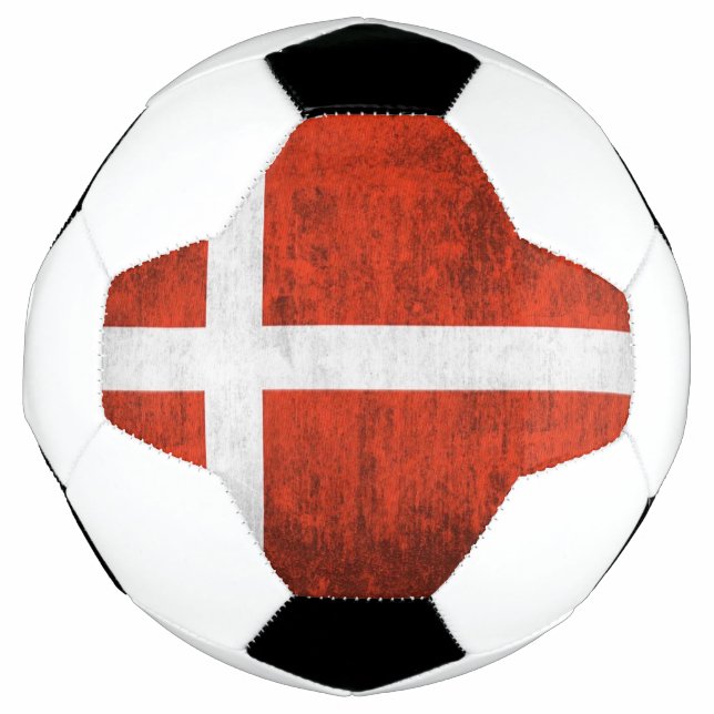 Grunge Flag Of Denmark Football (Front)