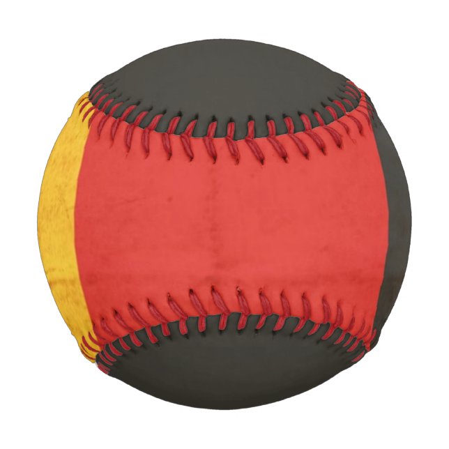 Grunge Flag Of Germany Baseball (Front)