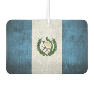 Grunge Flag Of Guatemala Car Air Freshener