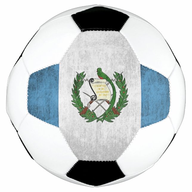 Grunge Flag Of Guatemala Football (Front)