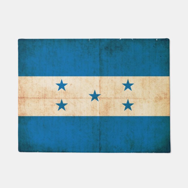 Grunge Flag Of Honduras Doormat (Front)