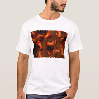 Grunge Footprints T-Shirt