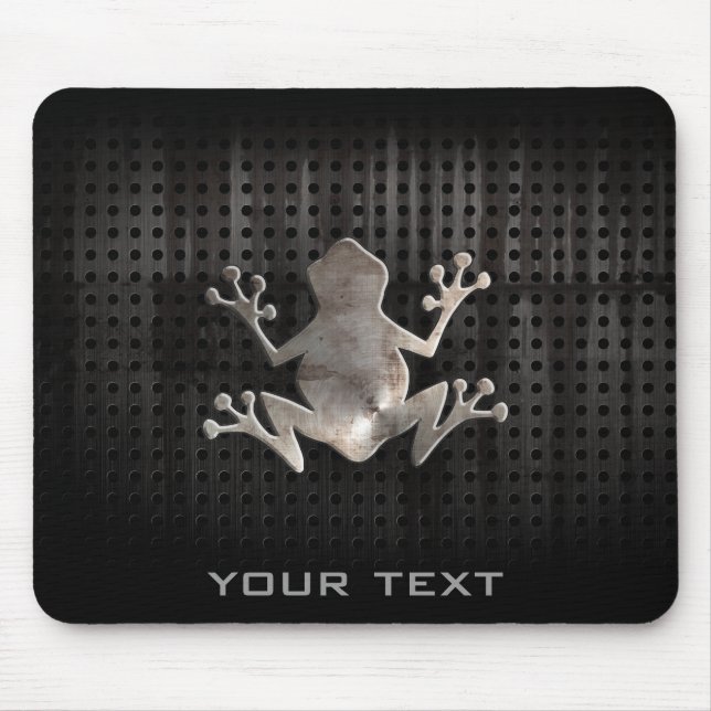 Grunge Frog Mouse Mat (Front)