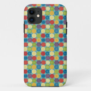 Grunge Fruit Slices 2 iPhone 11 Case