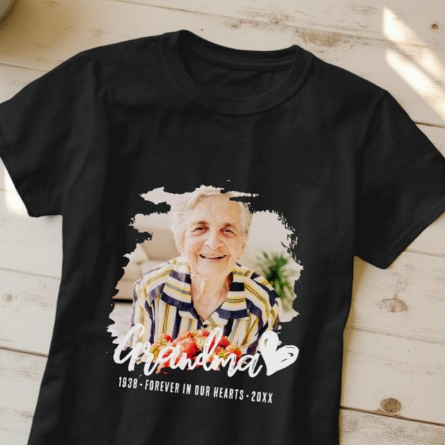 Grunge Funeral Forever in our Hearts Photo T-Shirt (Creator Uploaded)