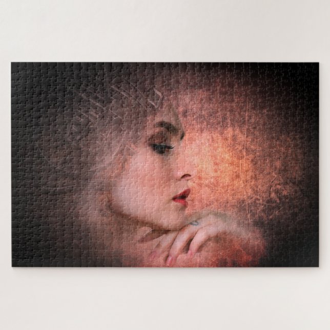 Grunge Girl Jigsaw Puzzle (Horizontal)