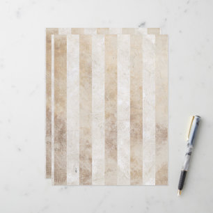 Grunge Gold Stripe Scrapbook Paper