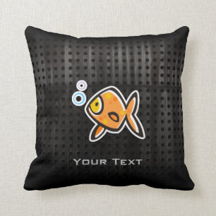 Grunge Goldfish Cushion