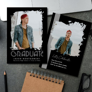 Grunge Graduate Invitation