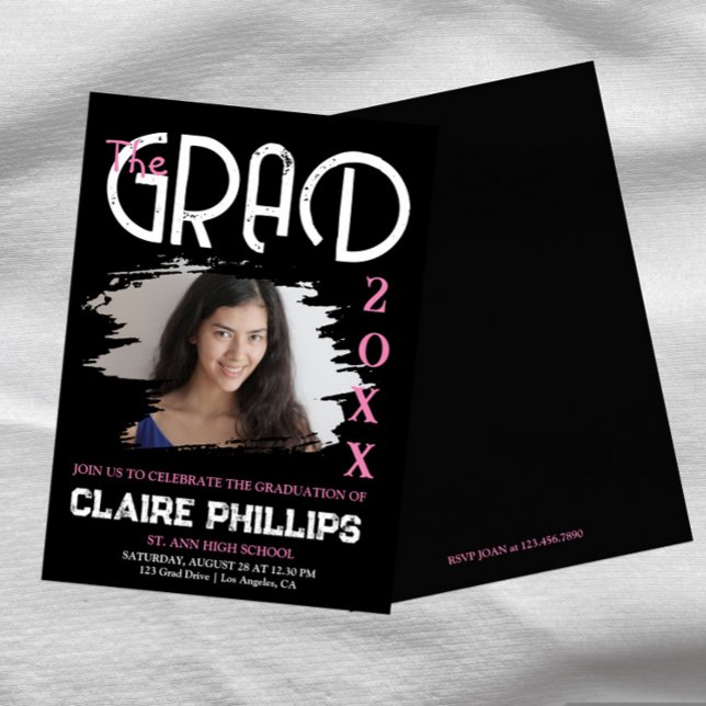 Grunge Graduation Invitation (Creator Uploaded)
