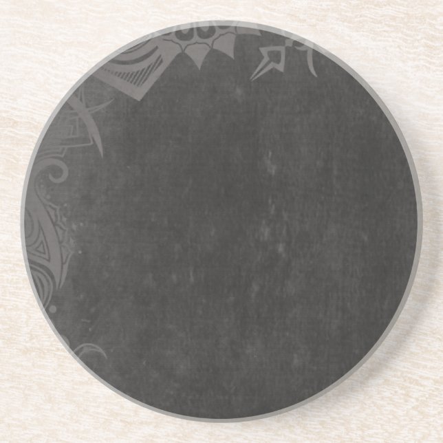 Grunge Graphic Sandstone Coaster (Front)