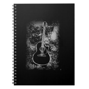Grunge Guitar Graphic Guitarist Rock Musician Jazz Notebook