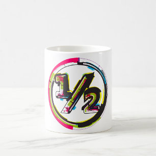 Grunge Half Symbol Coffee Mug