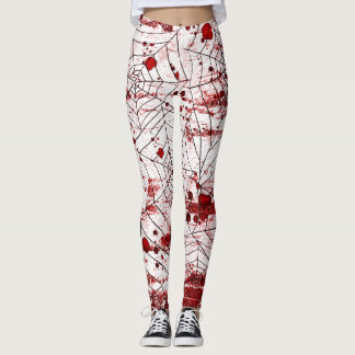 Grunge Halloween Cobweb Leggings